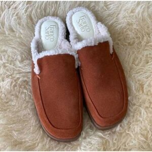 Franco Sarto Winter Mules New in Box Size 6 Womens